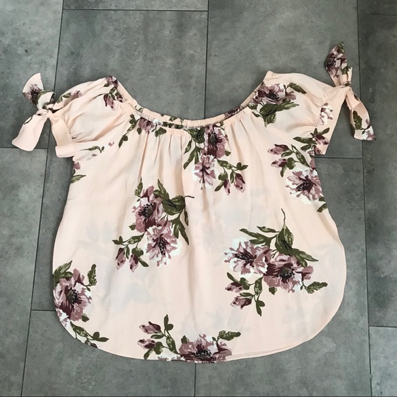 NWOT FLYNN SKYE maple top in blush gatherings! - Picture 4 of 8